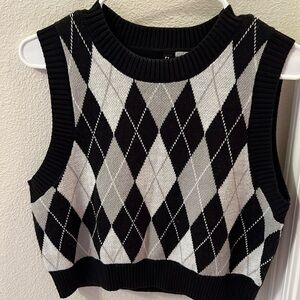 Crop Sweater Vest | H&M